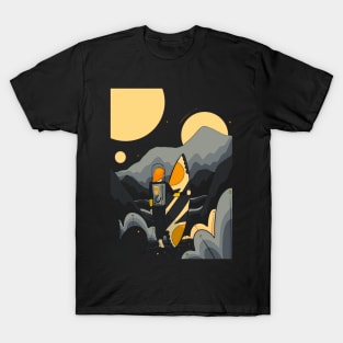 The moon surfer T-Shirt